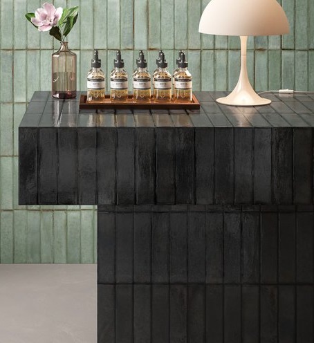 Ciemno szara cegiełka Tetris Smoke Luc Sant Agostino