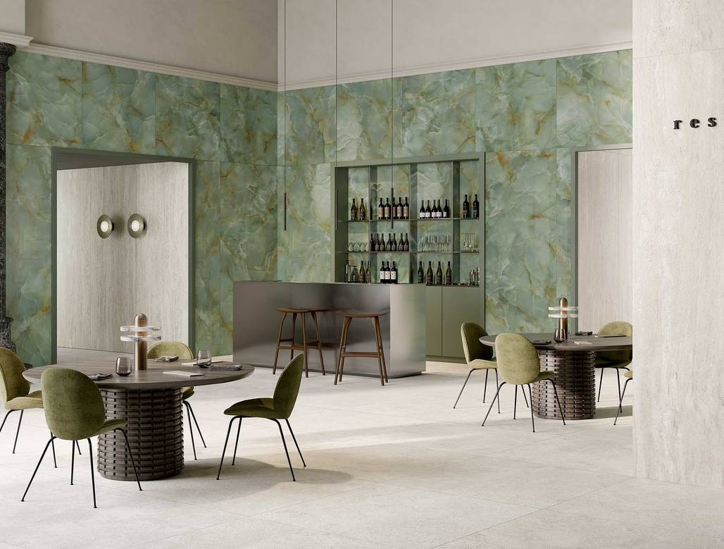 Zielony gres jak opal. Fondovalle Onyx Green